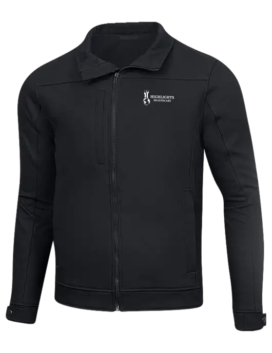 Cornerstone Charcoal Duck Bonded Soft Shell Jacket w/Highlights Healthcare Logo
