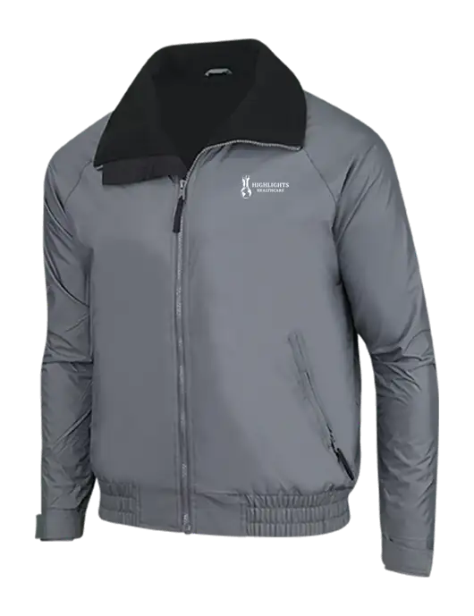 Dark Grey/Black Classic Competitor Jacket w/Highlights Healthcare Logo