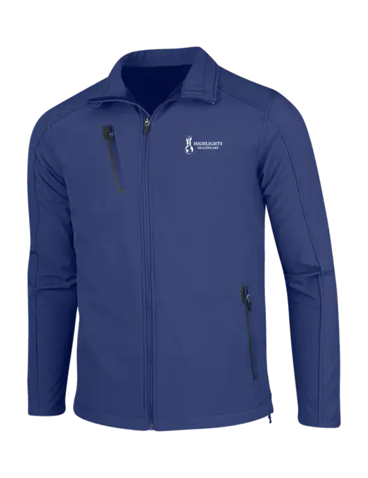 Dark Royal Welded Softshell Jacket w/Highlights Healthcare Logo
