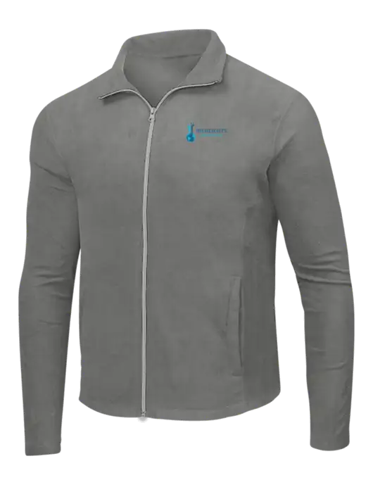 Medium Grey Microfleece Jacket w/Highlights Healthcare Logo