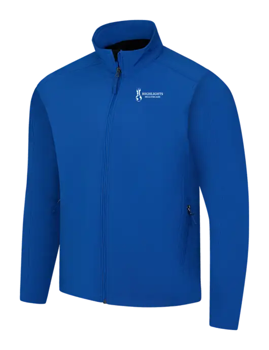 Dark Royal Core Soft Shell Jacket w/Highlights Healthcare Logo