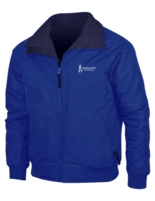 Dark Royal/Navy Classic Challenger Jacket w/Highlights Healthcare Logo