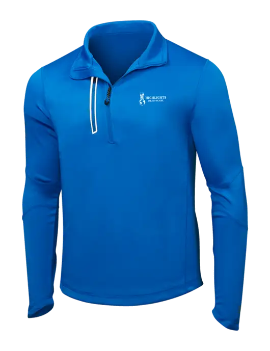 OGIO Electric Blue Endurance Fulcrum 1/4 Zip w/Highlights Healthcare Logo