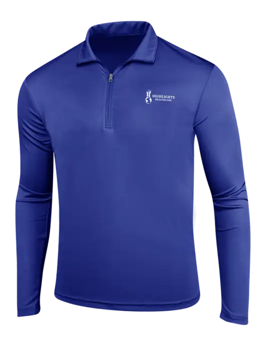 Dark Royal PosiCharge Competitor 1/4 Zip Pullover w/Highlights Healthcare Logo