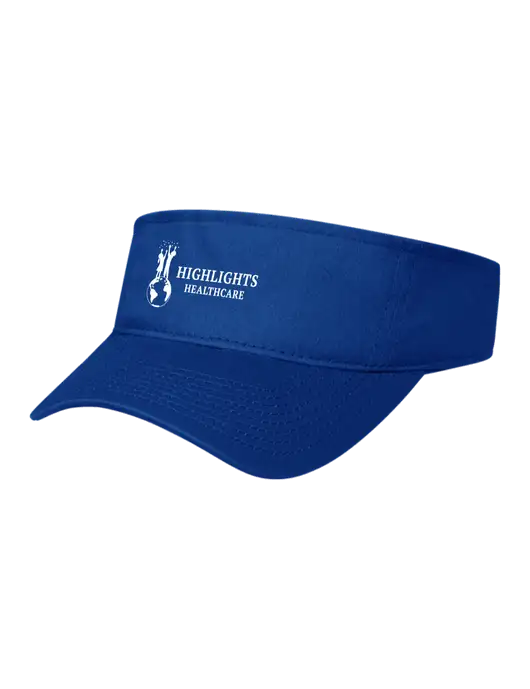 Royal Cap Visor w/Highlights Healthcare Logo