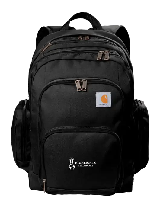 Carhartt Black Foundry Series Pro Backpack w/Highlights Healthcare Logo