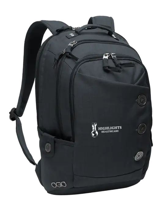 OGIO Storm Grey Ladies Melrose Pack w/Highlights Healthcare Logo