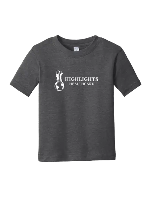 Rabbit Skins Vintage Smoke Toddler Fine Jersey Tee w/Highlights Healthcare Logo